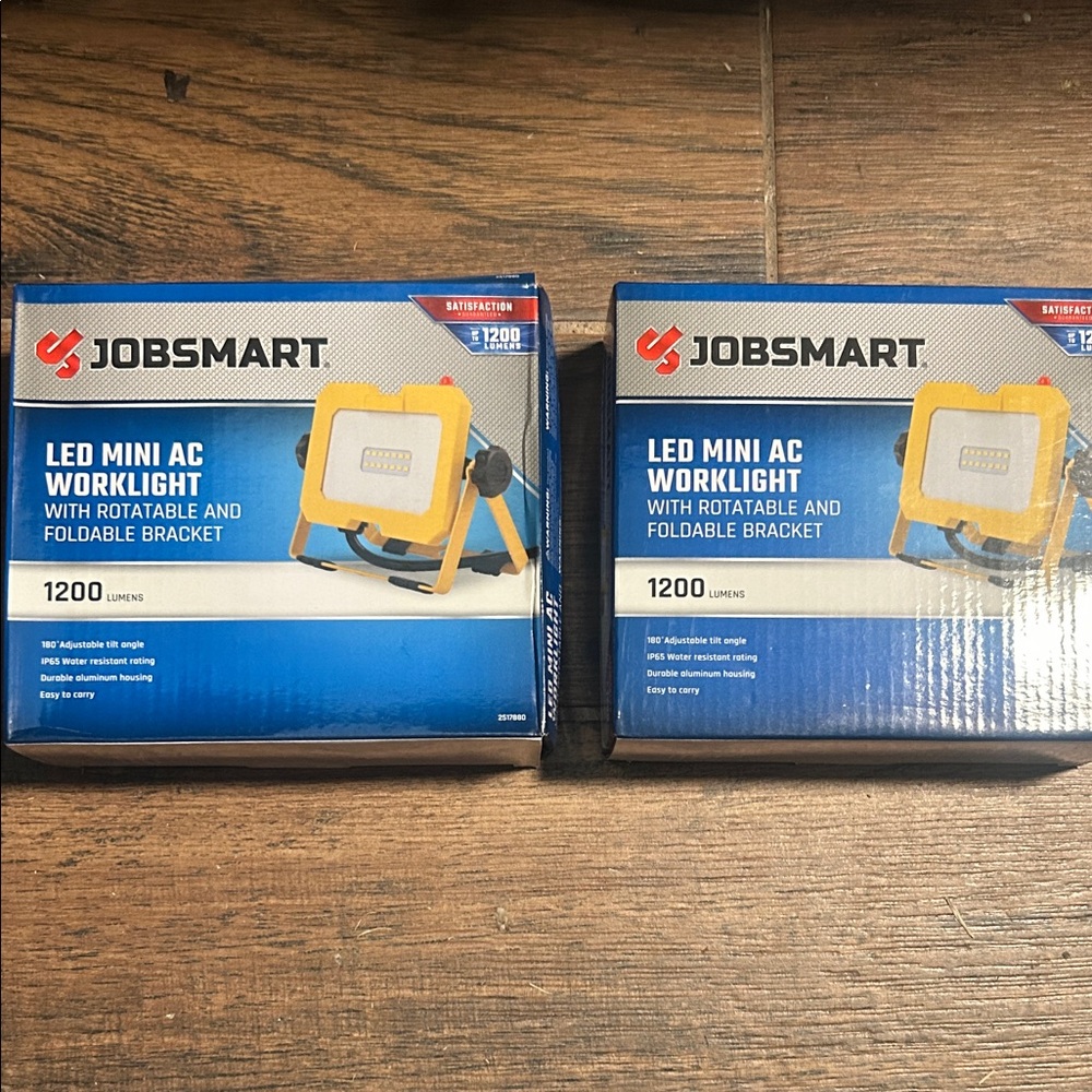 Two Yellow LED Mini AC Worklight